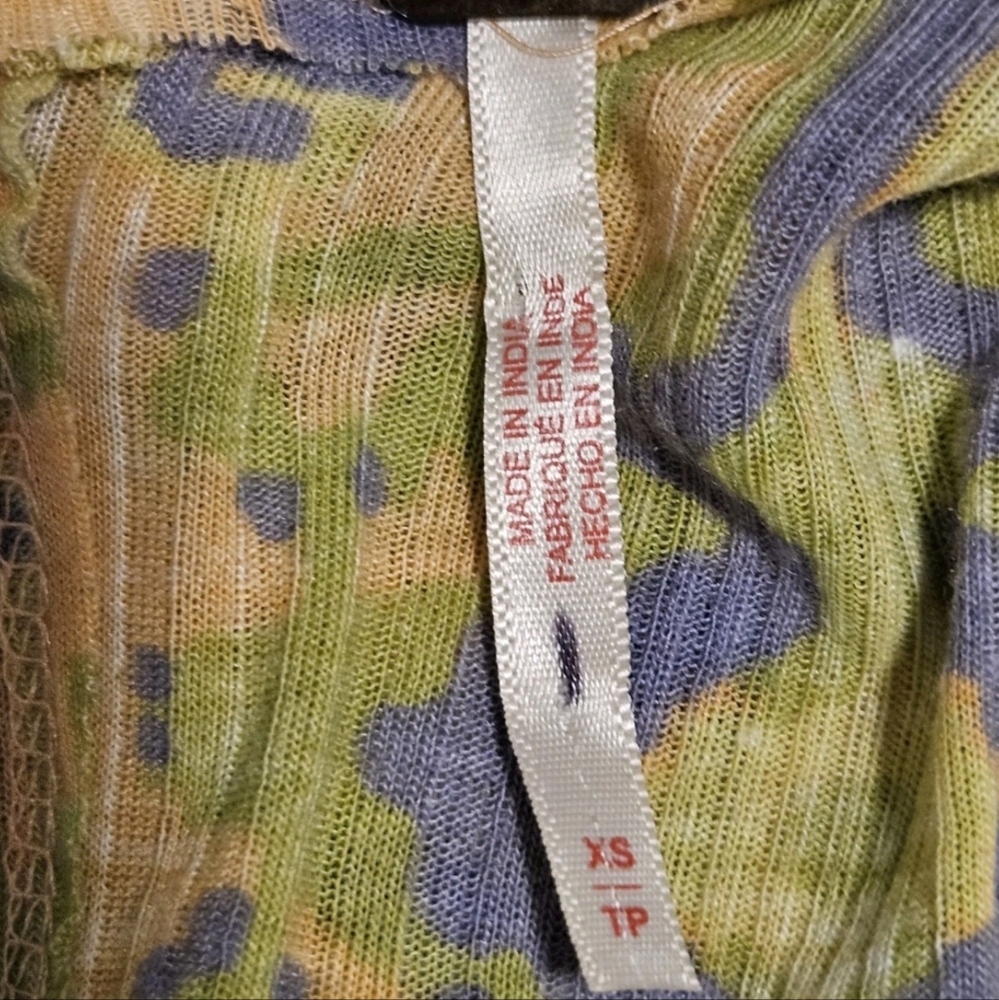 Free People Vibrant Floral Blouse - Picture 15 of 16